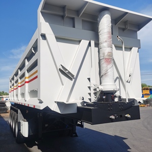 Promotion : Semi-remorque benne basculante 3 ou 4 <span class=keywords><strong>essieux</strong></span>, 40 m³, robuste, pour transport de marchandises et caravanes - Product Image 4