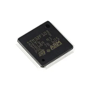 全新原装集成电路STM32F103VET6集成电路芯片LQFP-100 STM32单片机32位512 KB闪存64 KB RAM ARM板微控制器