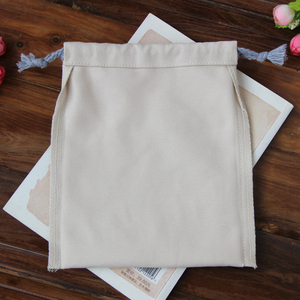 OEKO-TEX Certified Eco-Friendly Cotton Canvas <strong>Drawstring</strong> <strong>Bag</strong> Custom Logo <strong>Personalised</strong> Natural Colour Small Shopping <strong>Bag</strong> - Product Image 3