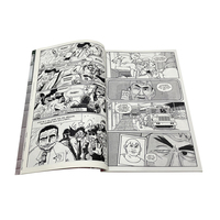 Couverture souple pour adultes Reliure parfaite Livres de manga japonais Impression personnalisée de bandes dessinées