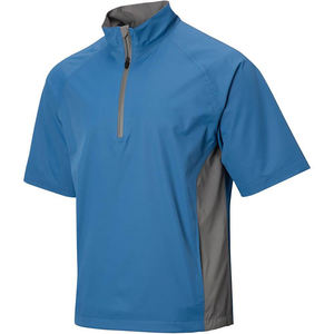 Polo de Golf de Verano con Cierre de Cremallera, Corte Regular, Elástico en 4 Direcciones, Tejido Transpirable de Spandex y Terileno para Hombre - Product Image 4