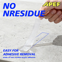 Ruban adhésif acrylique double face imperméable APEF, largeurs de 6 mm à 20 mm, résistant aux hautes températures, ruban nano hautement élastique