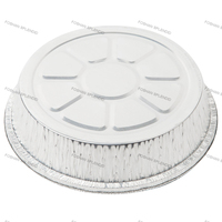 Barquette jetable en aluminium pour le déjeuner et récipient à gâteau, plateau de restauration à emporter, plat à pizza, emballage alimentaire avec couvercle