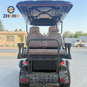 Four-seat Mini Electric Off-road Golf Cart, Club <strong>Set</strong>, with Insulated Box and Refrigerator - Product Image 6