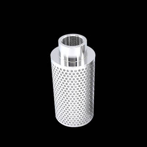 Van điều khiển nước lọc trước màn hình đục lỗ xi lanh 1/2 "Nữ chủ đề hai lớp nắp lọc - Product Image 3