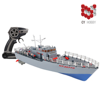 Bateau torpédale pour enfants, modèle CY2877B RC 2.4G 1:115