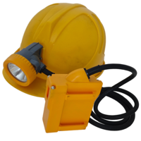 Wiederaufladbare LED SPOTLUX Bergbau-Stirnlampe für Untertage-Kohlebergwerke