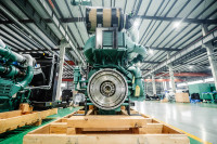 Expédition rapide, groupe électrogène diesel à démarrage électrique, type à châssis ouvert, refroidissement par eau, 50Hz 60Hz, 1000KVA 1MW, prix du groupe électrogène diesel