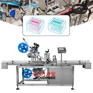 Boîte de bouteille de sauce alimentaire Solidpack machine d'étiquetage de sac d'emballage sous vide de saucisse de <span class=keywords><strong>jambon</strong></span> haut et bas - Product Image 1