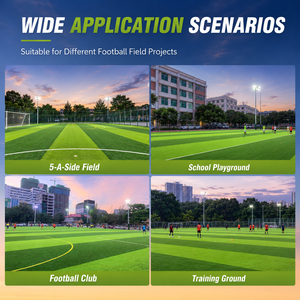 <span class=keywords><strong>Gazon</strong></span> artificiel de football résistant aux UV, 50 mm, haute densité, en PE <span class=keywords><strong>synthétique</strong></span>, pour projets de terrains de football en plein air - Product Image 5