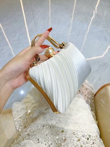 Celebrity Women's Evening Dinner Clutch Bag Crossbody <b>Small</b> Polyester <b>Pillow</b> Shape Closure Hard Daily Use Handbag Tanjing - Product Image 2