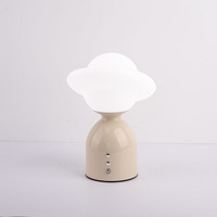 Lampe de chevet et de bureau minimaliste transfrontalière, créative et décorative, avec lumière d'ambiance, variateur tactile et rechargeable
