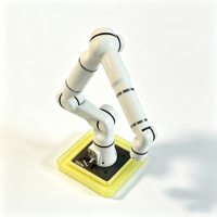 Nouveau robot collaboratif Hirobot A2CA-605L 6DOF, charge nominale de 5 kg, charge utile maximale de 7 kg, bras en alliage d'aluminium, servomoteur, usage industriel
