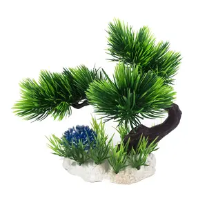 Aquarium écologique aménagement paysager décoration en plastique aquarium plante aquatique - Product Image 1