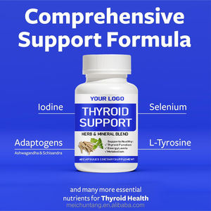 Suplementos herbales para adultos con yodo Ashwagandha Raíz Zinc Selenio Vitamina B12-Complex Suplemento para la salud de la tiroides para hombres y mujeres - Product Image 2