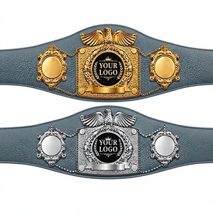 Cinturón de campeonato de boxeo personalizado de cuero para artes marciales, cinturón de campeonato unisex, cinturón de boxeo personalizado para artes marciales - Product Image 1
