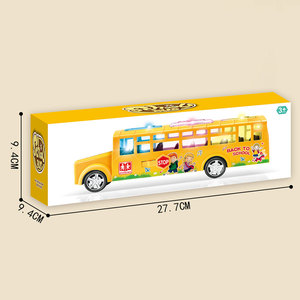 <span class=keywords><strong>Autobus</strong></span> Scolastico <span class=keywords><strong>Giocattolo</strong></span> Elettrico Giallo con Luci e Frizione per Bambini Regalo Promozionale 2025 - Product Image 5