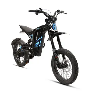 TXED 20 "gros pneu 7 vitesses route dirt ebike 48V/1200Wh batterie moto électrique vélo