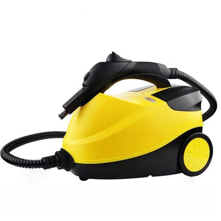 HG 1300W Yellow Commercial Industrial Carpet High Pressure Handheld Portable Car mop Steam Cleaners Machine
