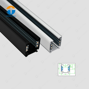 Conector Conductor de 4 Cables de 48v para Postes Conductoras de LED, Sistema Magnético de Cuatro Cables para Rieles - Product Image 1