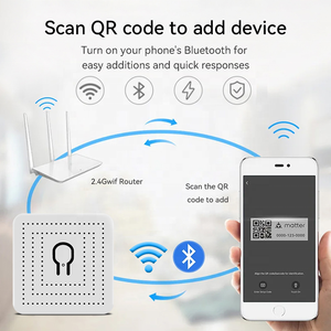 Matter Smart Home Apple Homekit Alexa Google Smarthings pris en charge 16A 2 Way DIY Timer WiFi Breaker Matter Smart Switch On Off - Product Image 3