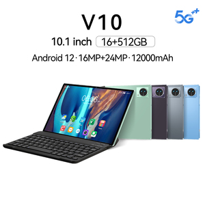 10.1 İnç 5G Çift <span class=keywords><strong>SIM</strong></span> Kartlı V10 <span class=keywords><strong>Tablet</strong></span> 16GB+512GB Depolama Alanı MTK İşlemcili Kapasitif Ekranlı Wi-Fi GSM <span class=keywords><strong>Android</strong></span> Çocuk Tableti Küresel Lansmanı - Product Image 2
