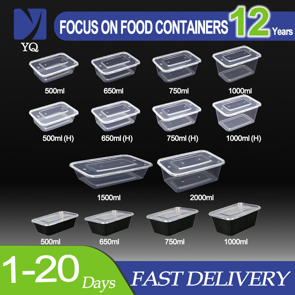 Contenedor rectangular para alimentos