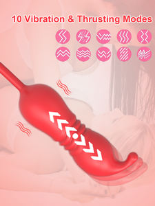 Design femminile speciale massaggio orgasmo insieme artefatto doppio vibrante uovo A-Spot e G-Spot vibrare massaggiatore - Product Image 5