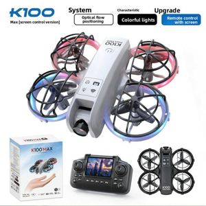 Nouveau Mini Drone Pliable K100 Max pour Débutants avec Photographie Aérienne, Moteur Brushless, Contrôle par Écran et Positionnement par Flux Optique - Product Image 5