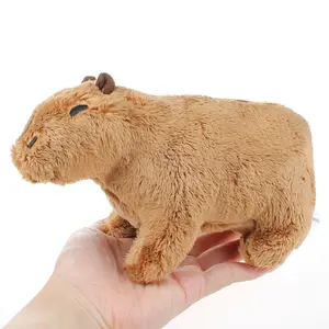 Kawaii Capybara Stuffed Animal Plush Soft Toys Custom Rodent Simulation Capybara Animal Toy