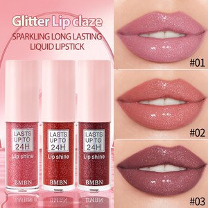 Brillo Labial Mineral <span class=keywords><strong>de</strong></span> Larga Duración, Brillo Intenso, Lápiz Labial Líquido Impermeable con Ácido Hialurónico - Product Image 1