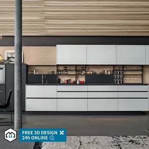 Hızlı teslimat amerikan özel modüler Modern tasarım ev mutfak mobilyası mutfak dolabı