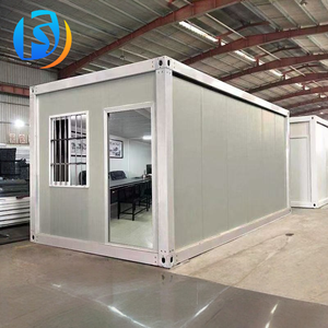 Contenitore pieghevole in fabbrica case prefabbricate dormitorio temporaneo campeggio tetto in acciaio case mobili - Product Image 1