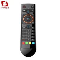 Télécommande Air Mouse Mini LED Q2 de Qualité Supérieure Sans Fil 2.4G Infrarouge avec Fonction Vocale et Rétroéclairage Métallique