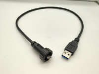 Cable de Datos USB 2.0 Tipo A Macho a RJ45 Macho RS485 4G para Inversor Solar