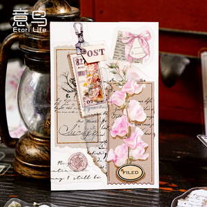 40 nhãn dán mỗi gói Thời gian Bộ sưu tập Viên nang trang trí cắt dán Retro cho máy tính xách tay thủ công - Product Image 2
