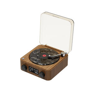 Custom <b>Mini</b> Portable Turntable Retro Vinyl <b>Record</b> <b>Player</b> Wave Pattern BT Desktop Audio <b>Player</b> - Product Image 5