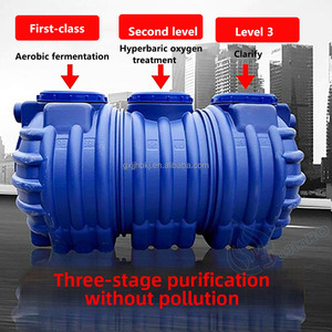 PE septische <span class=keywords><strong>tank</strong></span>, verdikte drievoudige ondergrondse prefab plastic emmer, speciaal ontworpen voor nieuwe landelijke gebieden - Product Image 3