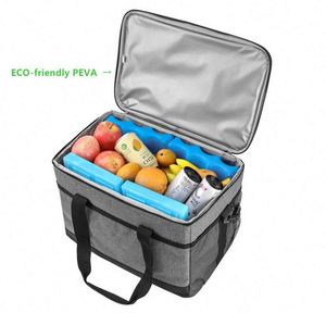 BSCI factory Medium Size Insulated Thermal Cooler <b>Lunch</b> <b>box</b> bag <b>work</b> Picnic bag - Product Image 6