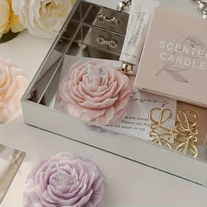 पेनी फूल अरोमाथेरेपी मोमबत्ती अवकाश सजावट दुल्हन की सहेली उपहार बॉक्स पैकेजिंग जन्मदिन उपहार शादी का उपहार ईस्टर उपहार