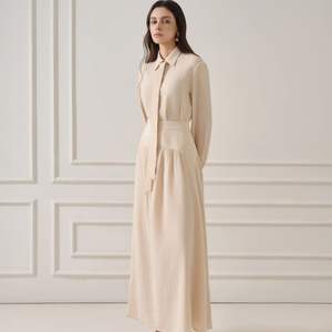 Camisa de mujer de moda de lujo BRYAN SILK JACQUARD BLUSA sin mangas Mison Satin Ropa de mujer Elegante logotipo personalizado - Product Image 3