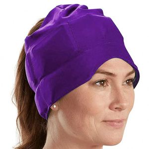 Cómodo Gel Dolor de cabeza y alivio de la migraña Gorra de enfriamiento Sombrero Envoltura de cabeza de hielo Terapia de frío caliente Tensión Alivio de la migraña Gorra de hielo - Product Image 1