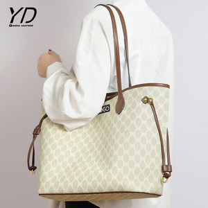 Nuovo semplice 2 pezzi di grande capacità stampato in PVC da <span class=keywords><strong>donna</strong></span> Tote borsa a tracolla firmate <span class=keywords><strong>Shopper</strong></span> di grandi dimensioni Tote Bag - Product Image 3