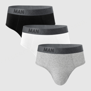 Calzoncillos para hombre, fabricante de ropa interior, 100% algodón, láser, logotipo personalizado, transpirable, alta calidad, ropa interior masculina, bragas con venta al por mayor - Product Image 1