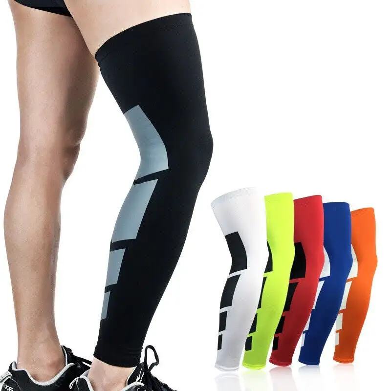 Knee Support Breathable Leg Sleeve Sports Brace Pad Protector Compression Leg Sleeve Sport Safety Knee Pad