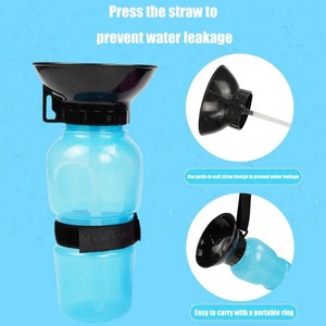 Botella de Agua Portátil para Mascotas de 500 ml, Botella de Viaje para Perros Grandes y Pequeños, Apta para Perros y Gatos - Product Image 6