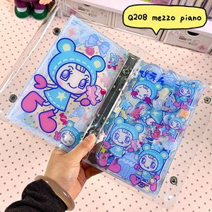 Album photo A6 en acrylique pour économies, porte-cartes à paillettes, album photo DIY fait main, mignon dessin animé, rangement 3 pouces, mini-cartes de célébrités, Hello - Product Image 4