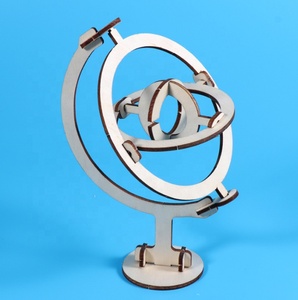 Esfera Armilar de Madera, Modelo Astronómico Antiguo, Teodolito Ecuatorial, Tecnologí<span class=keywords><strong>a</strong></span> DIY de Ensamblaje Manual, Pequeños Materiales Didácticos - Product Image 6