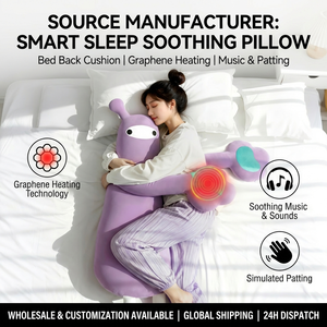 Coussin chauffant à mémoire de forme pour le dos et les jambes, pour femmes adultes, confortable, portable, avec fonction de tapotement pour le sommeil - Product Image 2