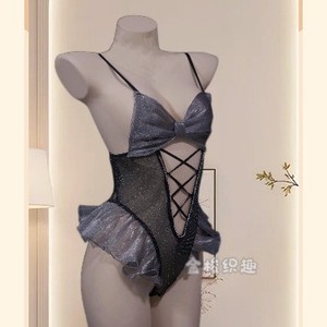 Lencería divertida Golden Shuttle, body transparente con copas de mariposa y espalda descubierta, entrepierna abierta, ropa de dormir para mujer 008 - Product Image 3